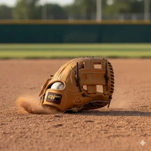 Smaller, 11-inch model left handed youth baseball glove built for agility and quick scoop-ups in the infield.