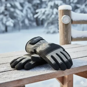 Thermal insulated work gloves with fleece lining designed for sub-zero temperatures and outdoor winter work.