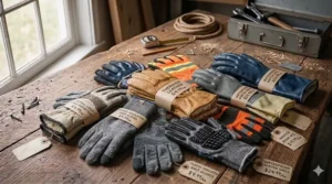 Lightweight breathable work gloves for gardening and DIY home improvement on a budget.