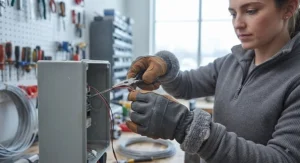 High-dexterity fleece-lined work gloves allowing for precision tasks in cold weather, budget-friendly and under $30.