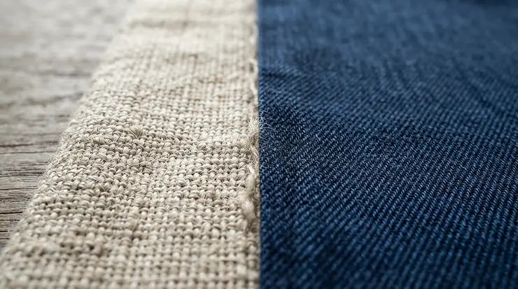Detailed macro view showing the weave difference in string knit gloves vs jersey gloves.